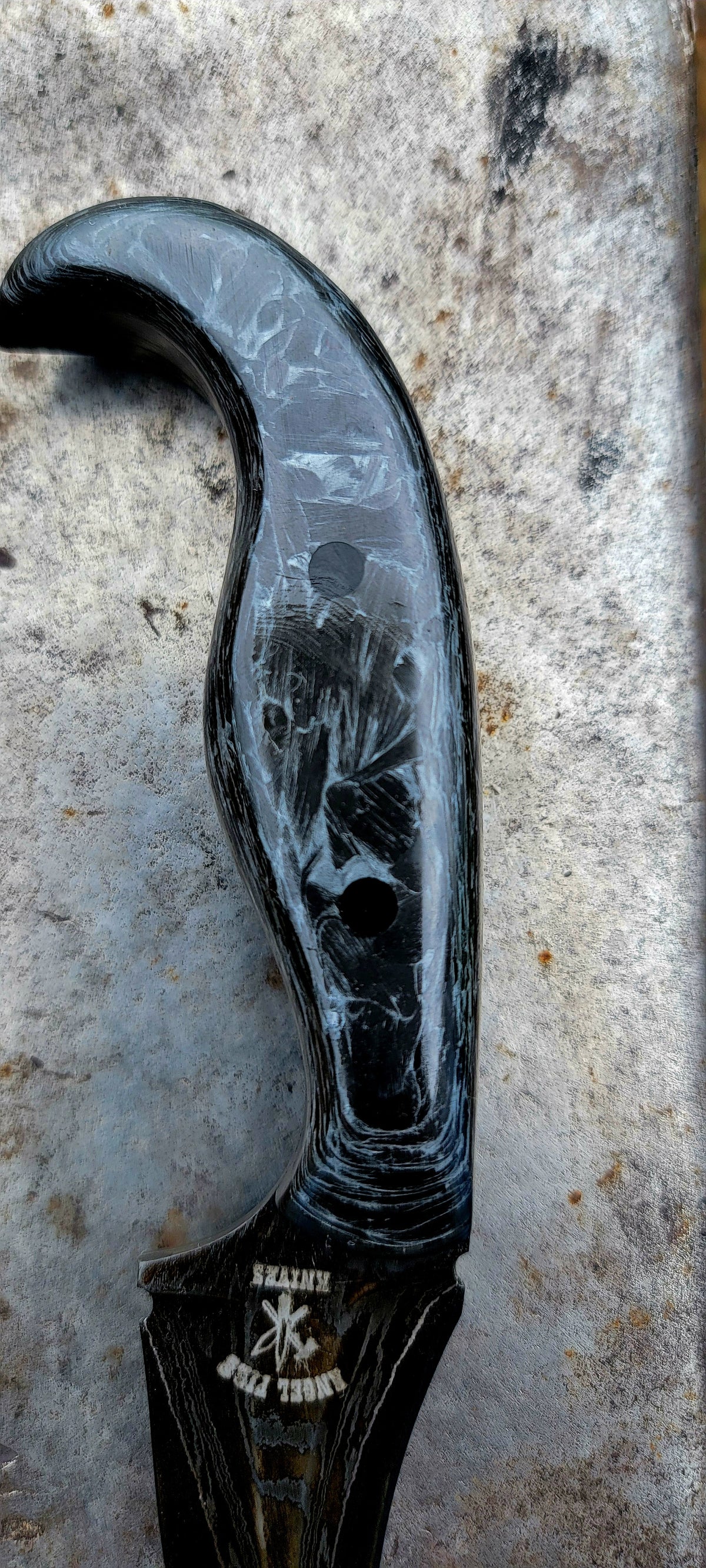Custom Pikal Ghost Marbled Carbon Fiber
