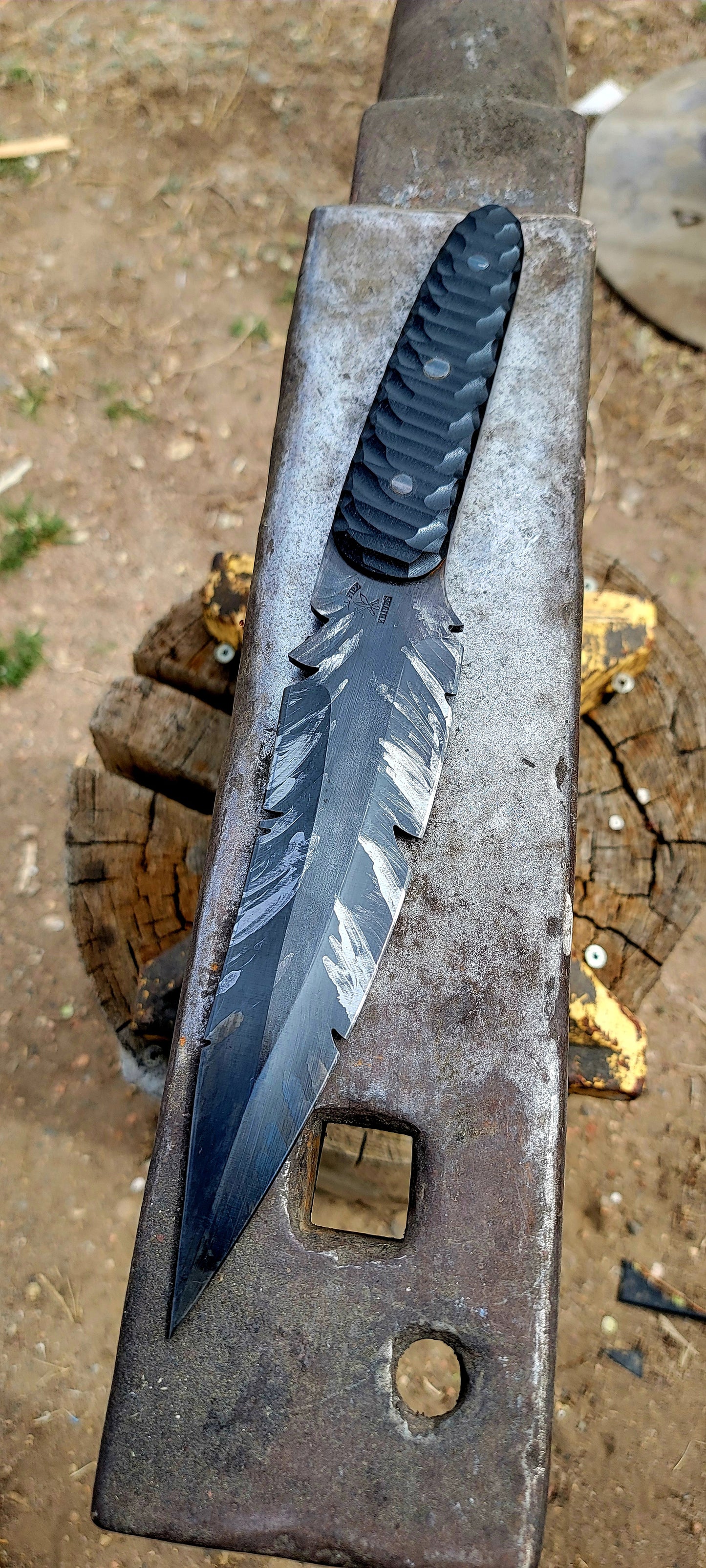 Brokenfeather throwing knife